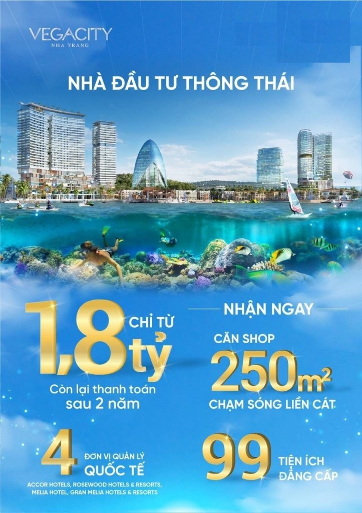 đầu tư thông thái tại Vega City Nha Trang